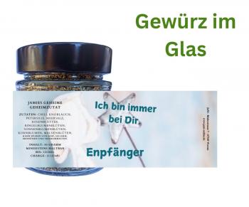 Ich bin immer bei Dir - Personalisiertes Gewürzgeschenk